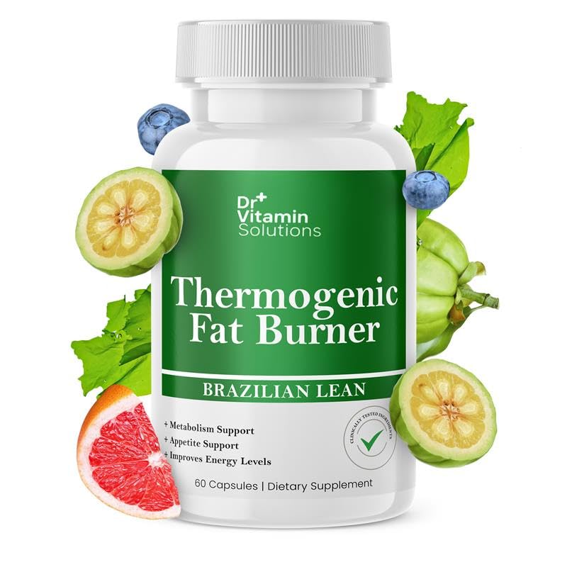 DR VITAMIN SOLUTIONS Thermogenic Fat Burner & Nighttime Weight Loss Pills for Women, Waist Trimmer & Supplements for Bloating for Women & Men, 120 Capsules