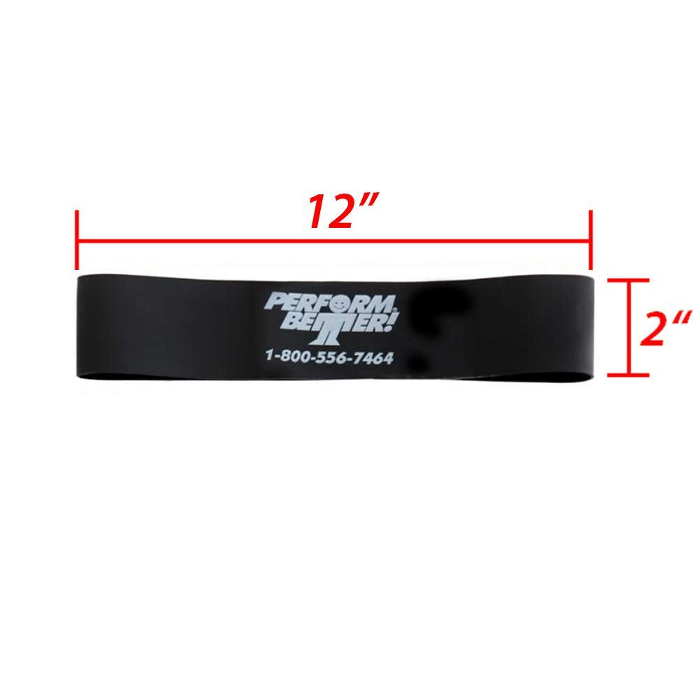 Perform Better XL Mini Band Resistance Loop Exercise Bands - Set of 4