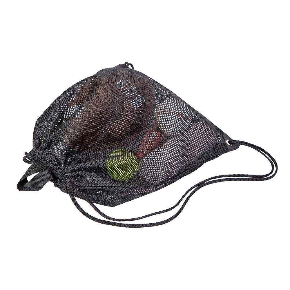 COVAX Heavy Duty Mesh Drawstring Bag, Sport Equipment Storage Bag for Beach, Swimming
