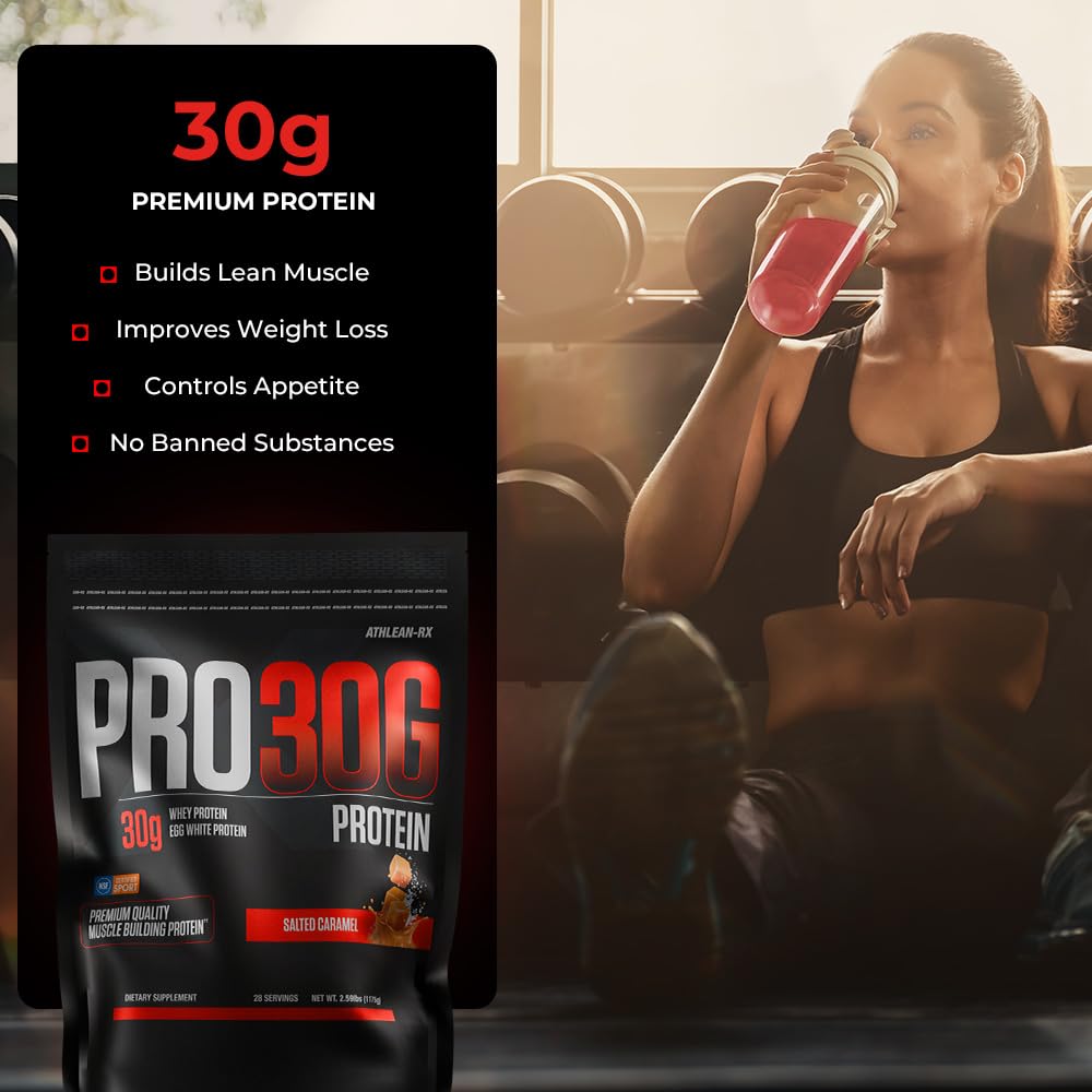 ATHLEAN-X PRO-30G, Premium Whey Protein Isolate Powder, Chocolate Coconut, Gluten-Free, Low Sugar, 30g of High Protein Powder for Muscle Recovery & Growth