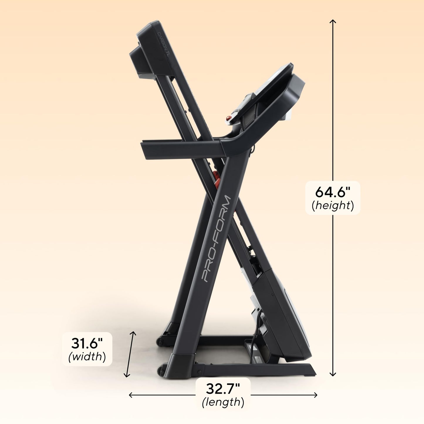 Proform Carbon Treadmills: Treadmills for Walking and Running with Built-in Fan and SpaceSaver Design