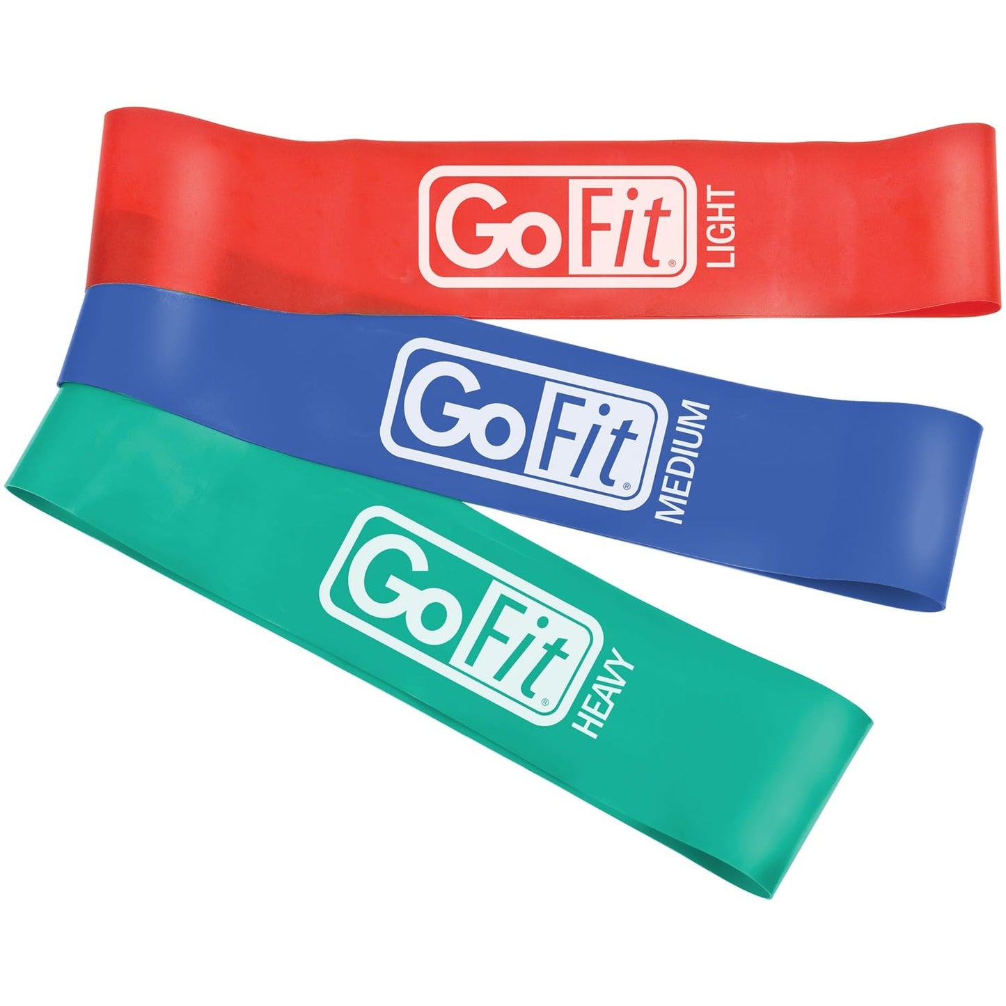 GoFit Power Loop Resistance Bands - Training Pack,Multicolored,OS,PETRA