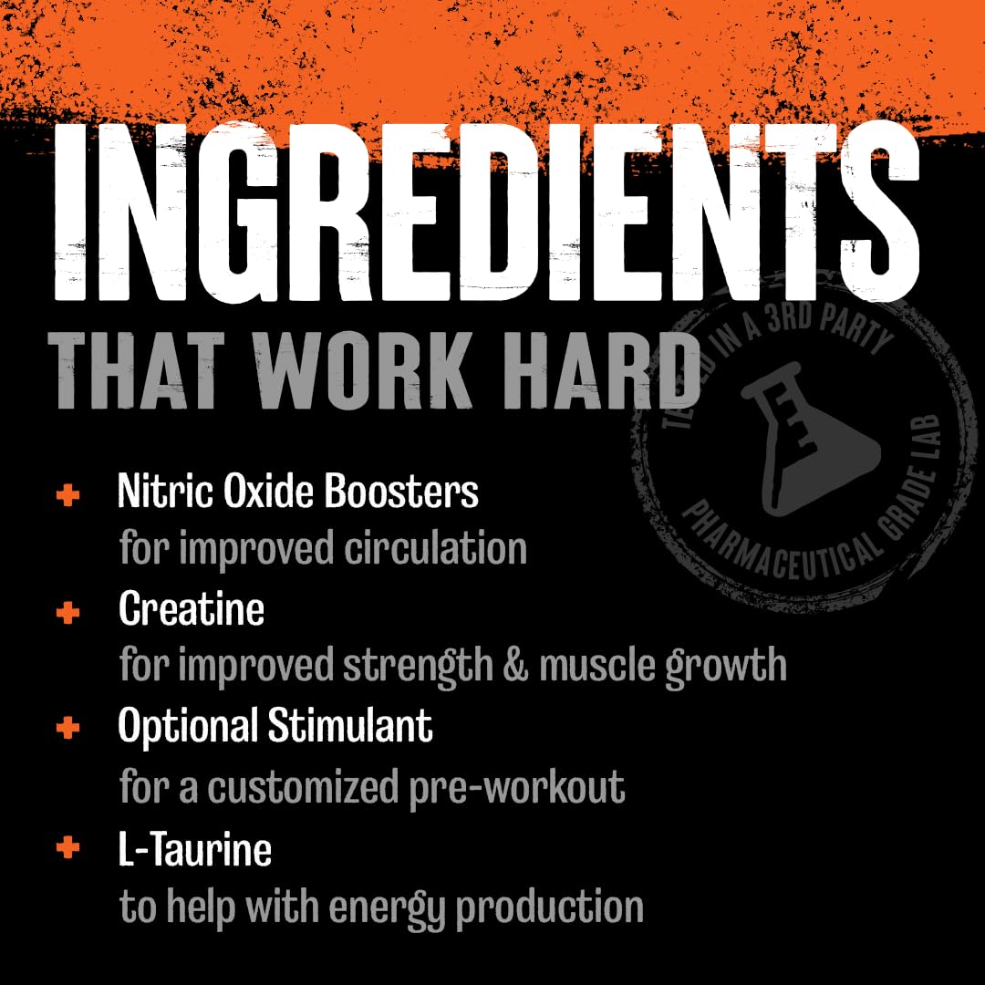 Animal Pump Pre-Workout Supplement – for Energy, Focus and Muscle Volumizing, with Nitric Oxide Boosters Including Stims and Nootropics, Creatine, and Ultimate Pump Enhancer, 30 Packs