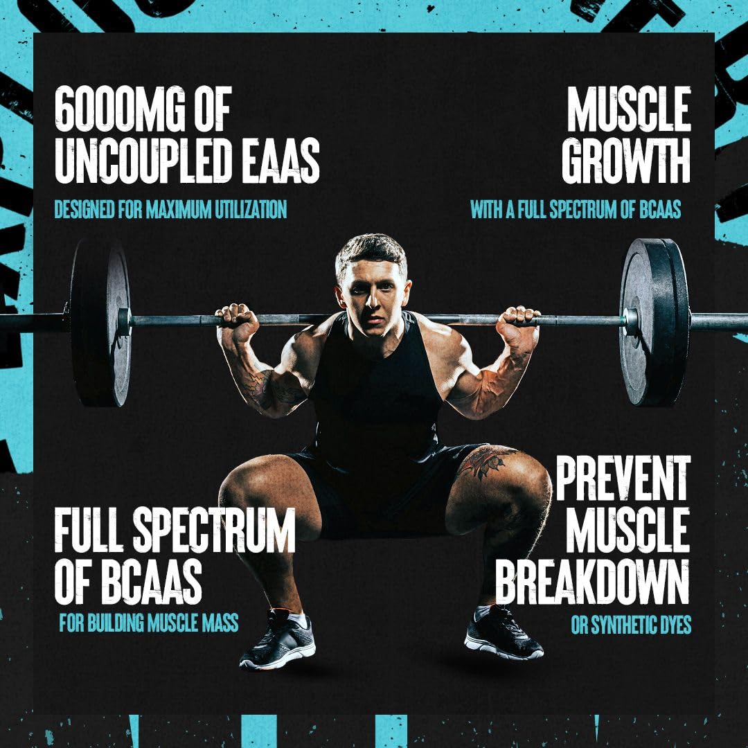 Animal Nitro EAA - Post-Workout Recovery and Repair, Supports Lean Muscle Growth, Complete Spectrum of Essential Amino Acids & BCAA Supplement for Men and Women, 44 Packs