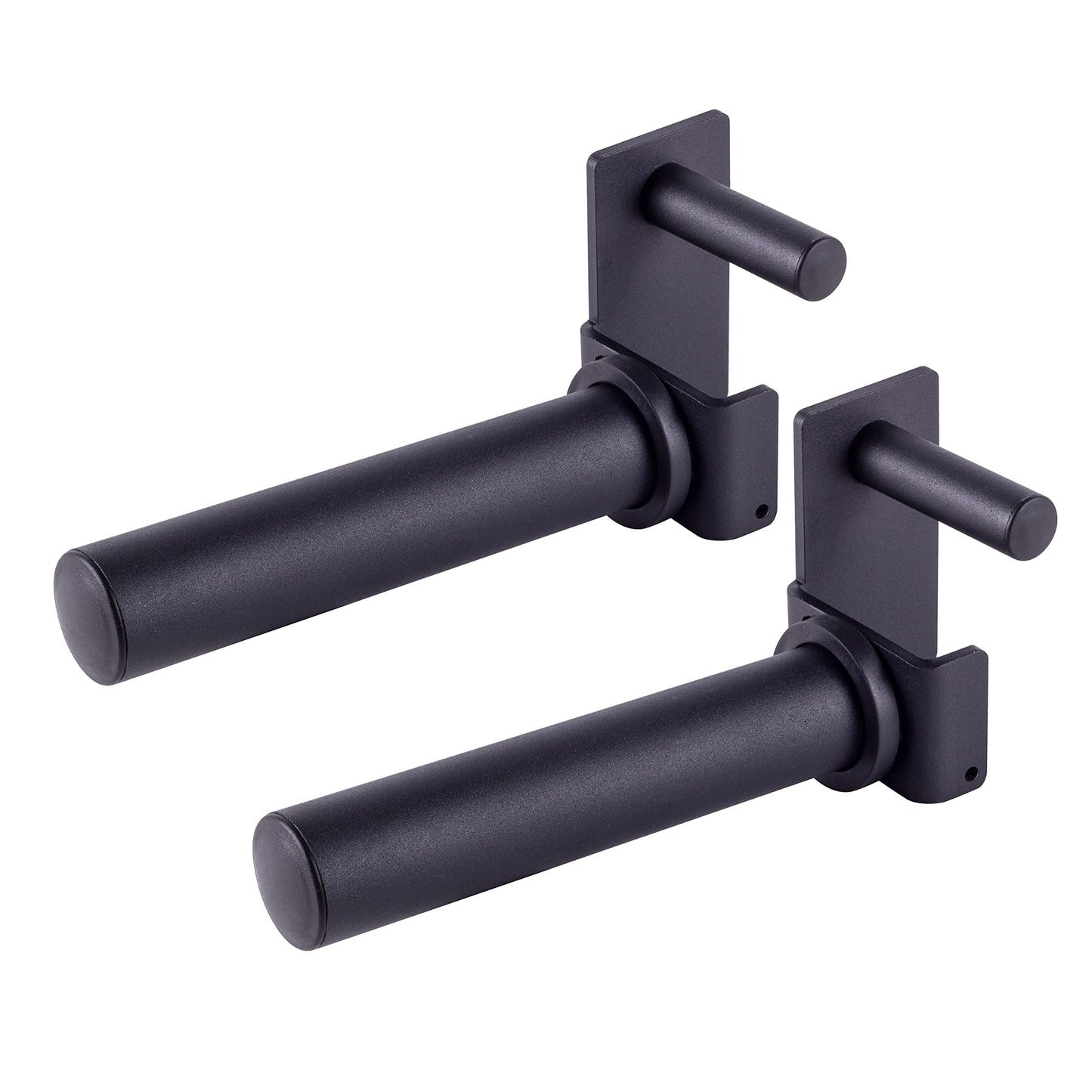 AmStaff Fitness Olympic Weight Plate Holder for Power & Squat Racks ā Available 2x2 ā 2.5x2.5 ā 3x3 Inch Tube Sizes ā 9-inch Weight Plates Horn Storage Attachment for Power Squat Rack ā (Pair) (3" x 3")
