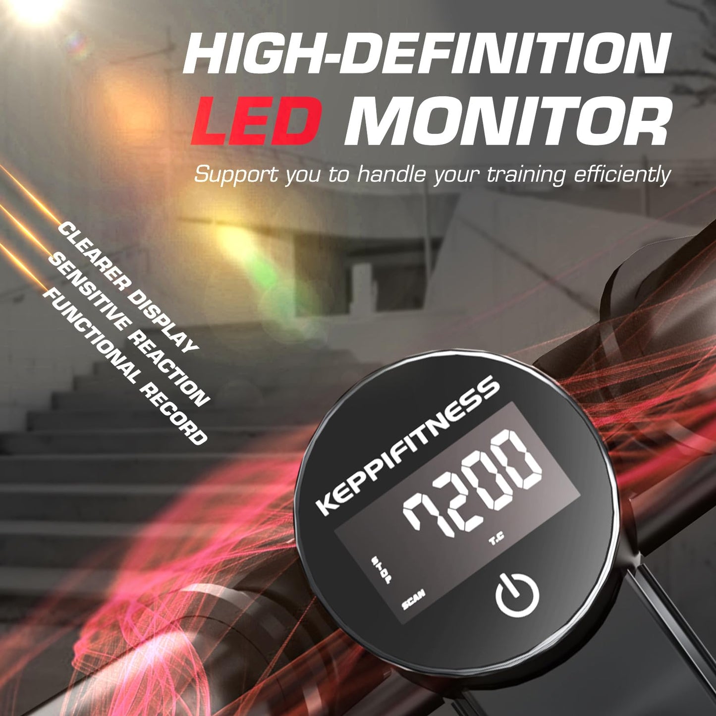 KeppiFitness Steppers for Exercise at Home, Stair Stepper for Home Cardio with 400LB Maximum Capacity, Twist Motion with Upgraded Hydraulic Cylinder for Full Body Workout - FITSTEP1000 Pro