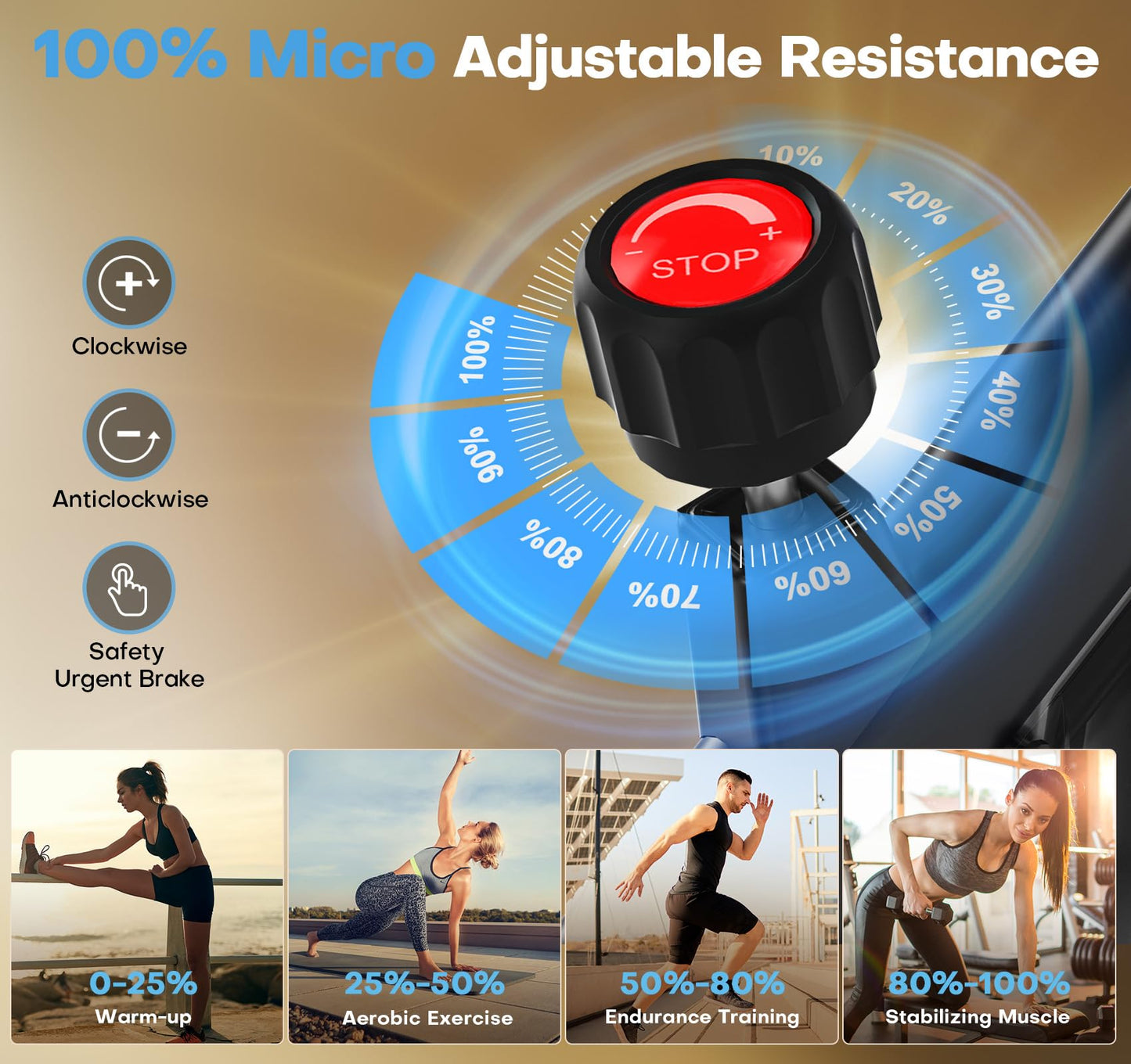 Exercise Bike, CHAOKE Quiet Adjustable Magnetic Resistance Stationary Bike for Home Cardio with App Compatible, 300LB Weight Capacity Indoor Cycling Bike with Comfortable Seat & Digital Display