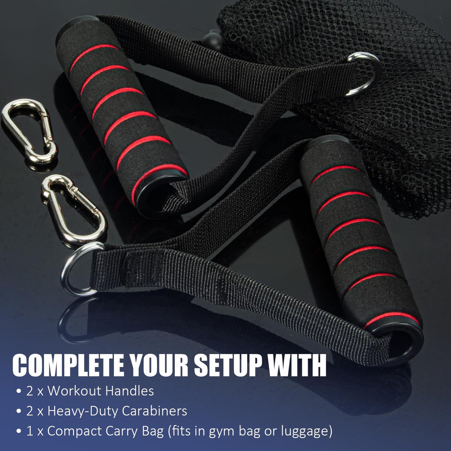 Citufuol 2 Pack Upgraded Exercise Handles, Gym Handle Equipment for Cable Machine Attachments, Strength Training Workout, Pilates, Home Gym, Resistance Bands, Heavy Duty Workout Accessories