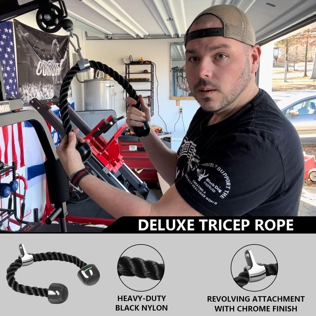 Cable Machine Attachment Set LAT Pulldown Attachments Weight Machine Accessories for Home Gym ,Straight Pull Down Equipment, V-Shaped Bar, Tricep Rope, Double D Row Handle
