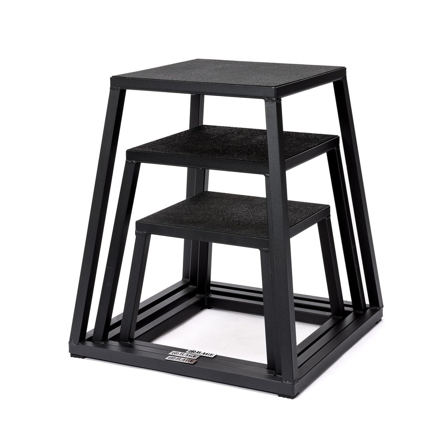 Rage Fitness 12 Inch Steel Plyo Box, black (CF-PB012/S)