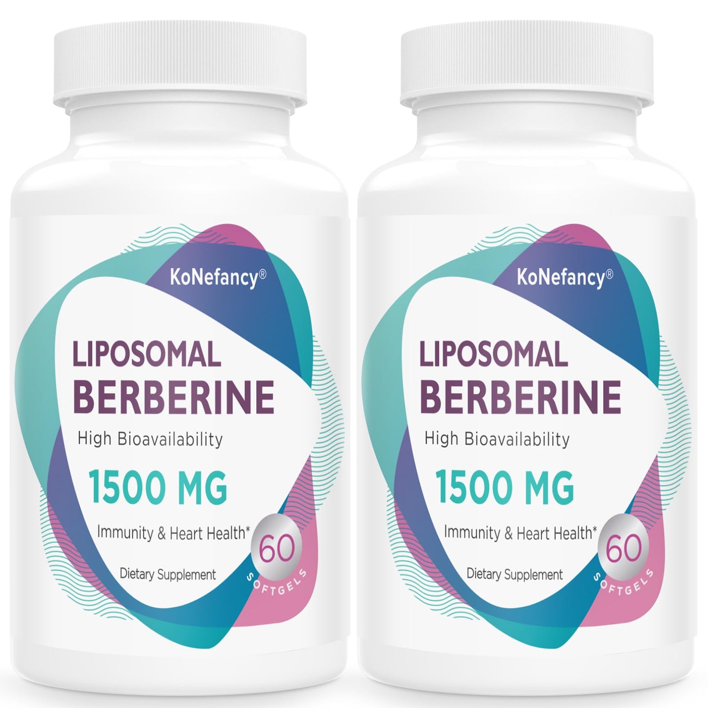 Liposomal Berberine Supplement 1500mg - Third Party Tested, High Bioavailability Berberine HCL Capsules for Women and Men, AMPK Activator for Cardiovascular Health, Sugar-Free, Non-GMO,120 Softgels
