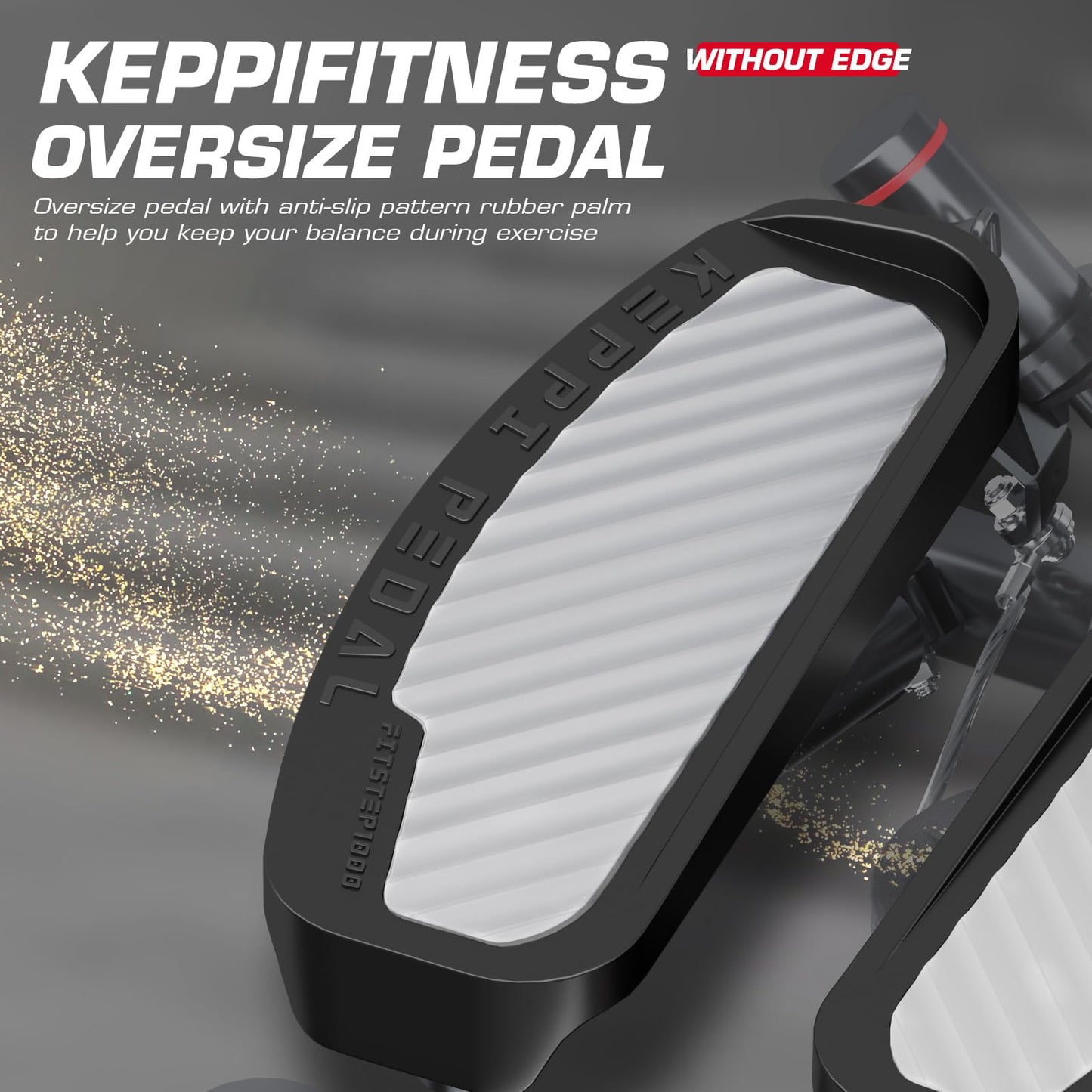 KeppiFitness Steppers for Exercise at Home, Stair Stepper for Home Cardio with 400LB Maximum Capacity, Twist Motion with Upgraded Hydraulic Cylinder for Full Body Workout - FITSTEP1000 Pro
