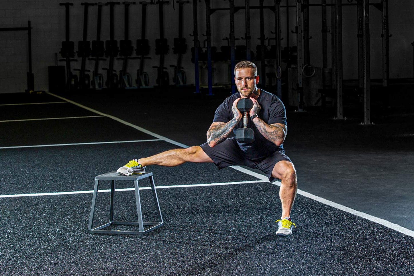 Rage Fitness 12 Inch Steel Plyo Box, black (CF-PB012/S)