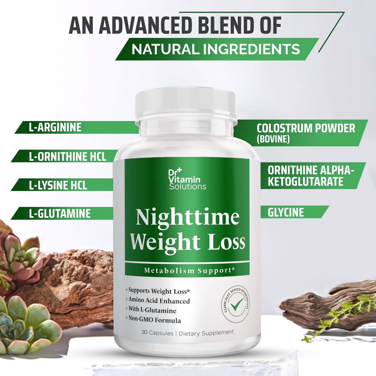 DR VITAMIN SOLUTIONS Thermogenic Fat Burner & Nighttime Weight Loss Pills for Women, Waist Trimmer & Supplements for Bloating for Women & Men, 90 Capsules