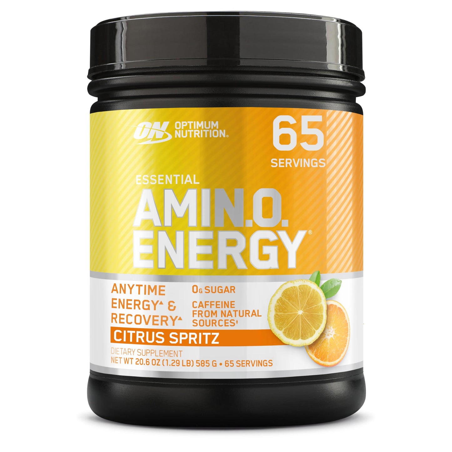 Optimum Nutrition New Flavor Amino Energy - Pre Workout with Green Tea, BCAA, Amino Acids, Keto Friendly, Green Coffee Extract, Energy Powder - Citrus Spritz, 65 Servings (Packaging May Vary)