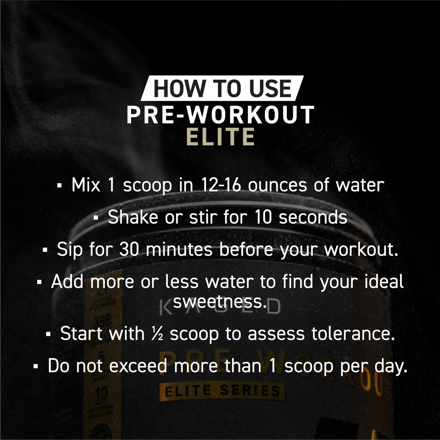 Kaged Pre Workout Powder Pre-Workout Elite for Men & Women, High Stimulant for Energy, Focus, Pumps, L-Citrulline, Beta Alanine, Creatine & 388mg of Organic Caffeine, Fruit Punch