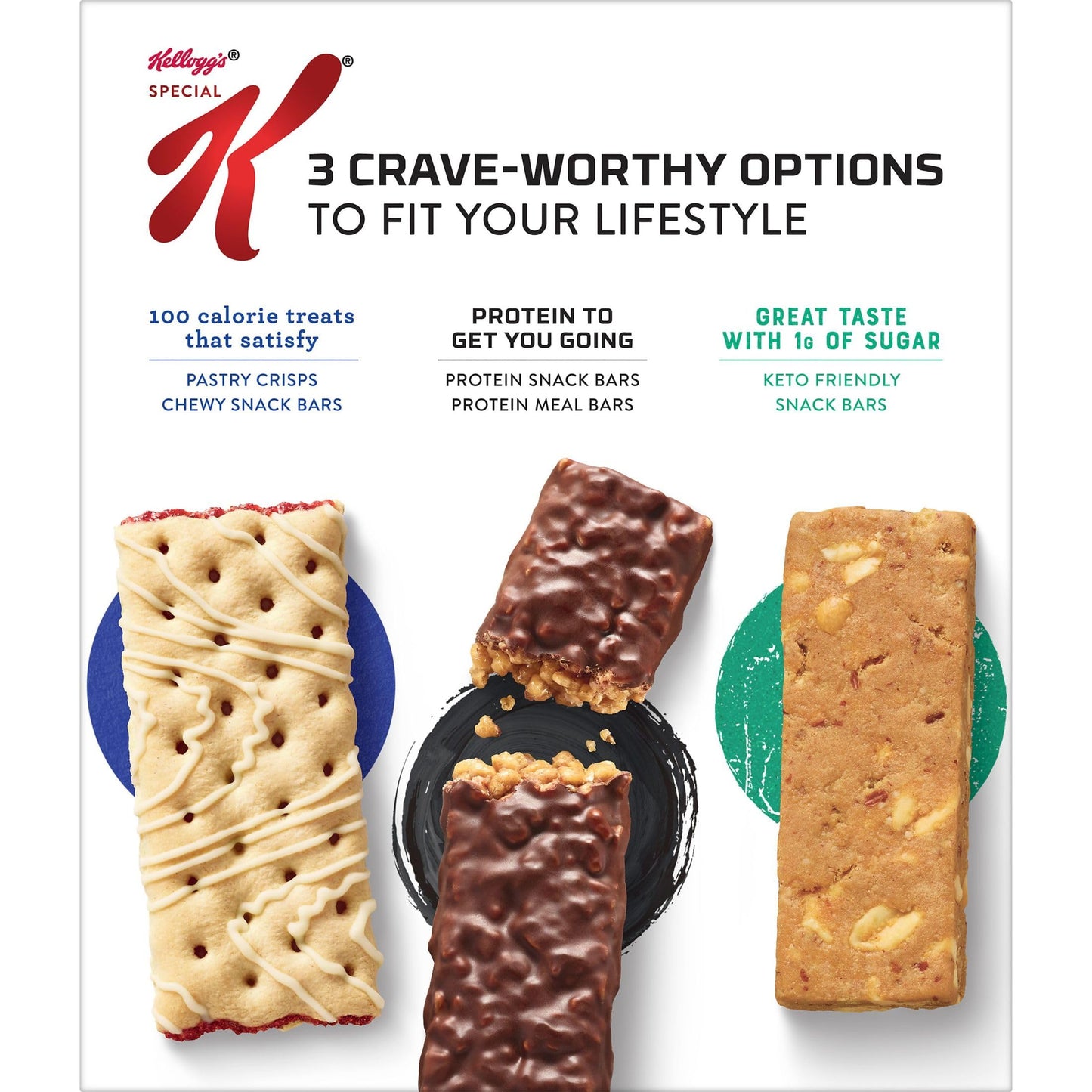 Special K Bar Protein Meal Bars, 12g of Protein, Good Source of Fiber, Strawberry (6 Boxes, 36 Bars)