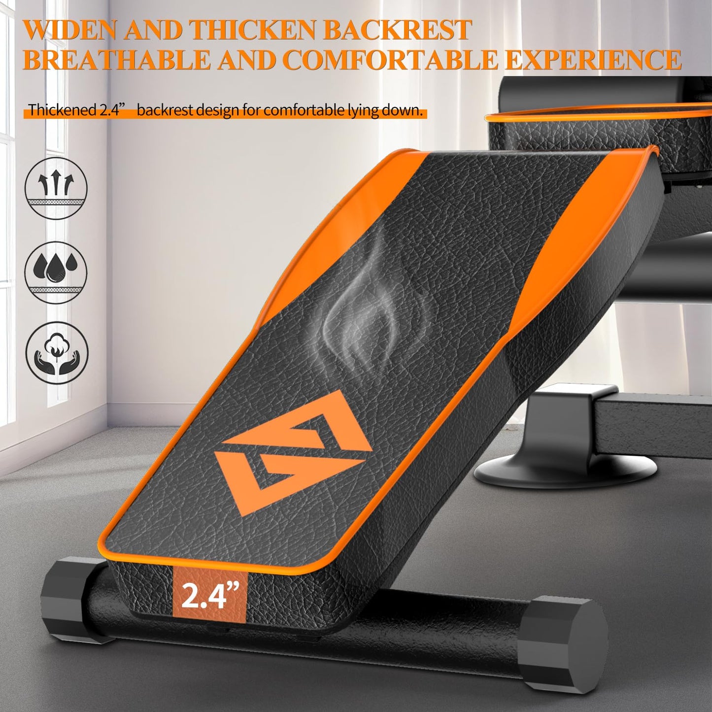 Z ZHICHI Adjustable Weight Bench, Multi-function Preacher Curl Bench for Home Gym, Foldable Leg Extension and Leg Curl Machine, weight capacity 660LBS.