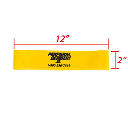 Perform Better XL Mini Band Resistance Loop Exercise Bands - Set of 4