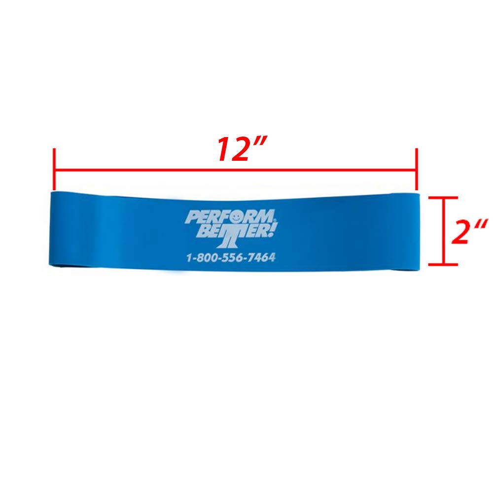 Perform Better XL Mini Band Resistance Loop Exercise Bands - Set of 4