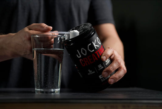 Jocko Fuel Creatine Monohydrate Powder - Creatine for Men & Women, Supplement for Athletic Performance & Muscle Health, 90 Servings 16 oz (Unflavored) (16 OZ JAR)