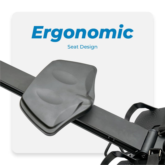 Echelon Row-S Smart Rower – Foldable Rowing Machine for Total Body Low-Impact Workout with 22 Inch HD Rotating Screen, Soundbar, Bluetooth Resistance + 30-Day App Membership Included