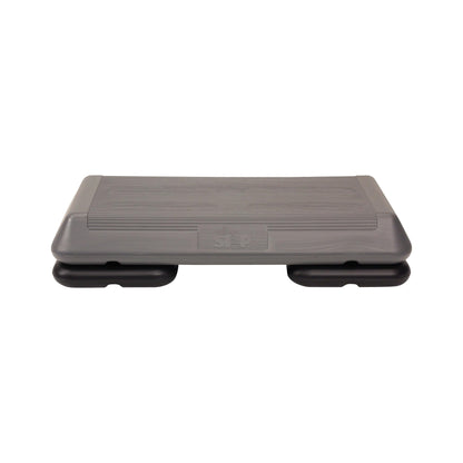 The Step (Made in USA) Original Aerobic Platform – Circuit Size Grey Aerobic Platform and Original Black Risers