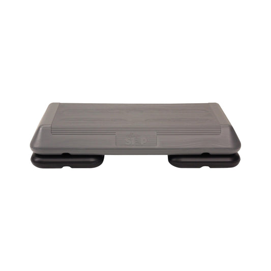 The Step (Made in USA) Original Aerobic Platform – Circuit Size Grey Aerobic Platform and Original Black Risers