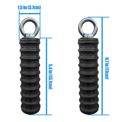 Ergonomic Tricep Rope Pull Down Attachment, Upgraded Long Triceps Rope Cable Attachments for Gym, LAT Pull Down Bar for Cable Machine, Tricep LAT Pulldown Workout Cable Attachments (Single Handle-2)