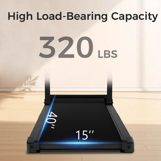 Portable Treadmills for Home, Compact Treadmill with Handles, 3.0HP Electric Walking Pad Treadmill with Removable Desk Workstation, Running Machine for Home Office