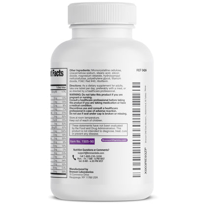 Bronson ONE Daily Women’s 50+ Complete Multivitamin Multimineral, 90 Tablets