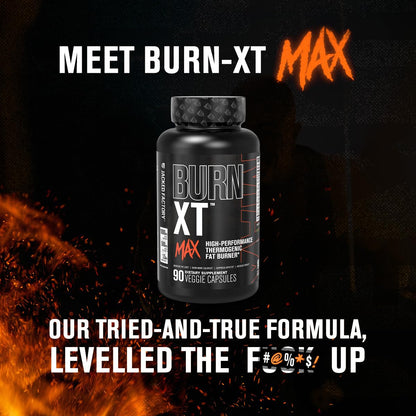 Jacked Factory Burn-XT Clinically Studied Fat Burner & Weight Loss Supplement (60 Capsules) & Burn XT Max High Performance Fat Burner (90 Capsules)
