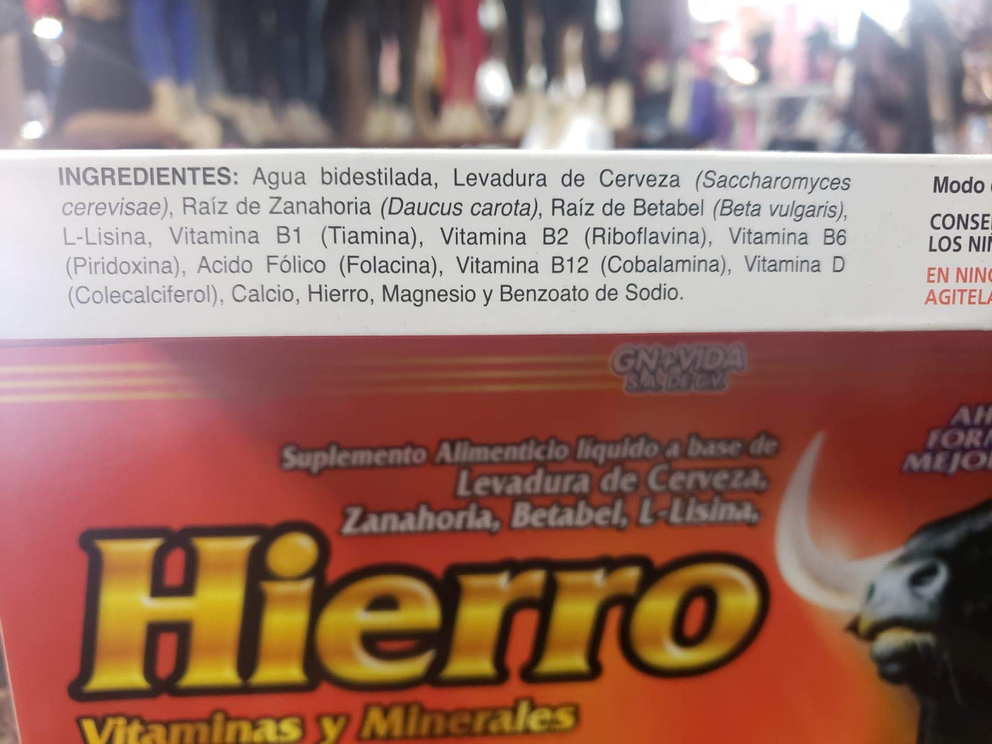 Iron Vitamins & Minerals-Liquid Supplements - Hierro Vitaminas y Minerales (10)