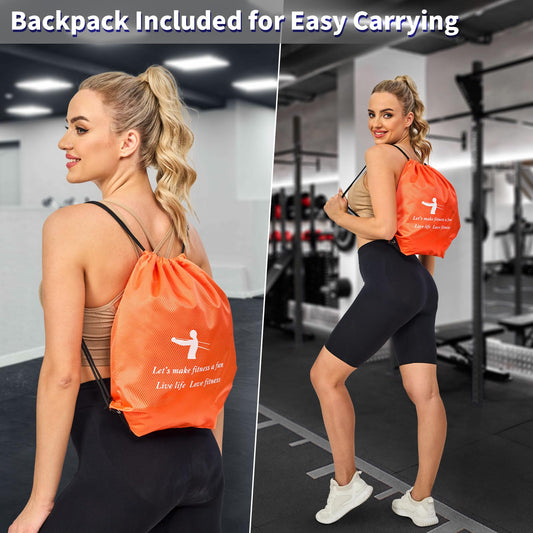 YONKFUL Pull Up Assistance Bands Set 5 LBS - 90 LBS, Long Resistance Bands for Pull Ups Working Out, Gym Workout Bands for Men Exercise Muscle Training and Shape Body - Carry Bag Included