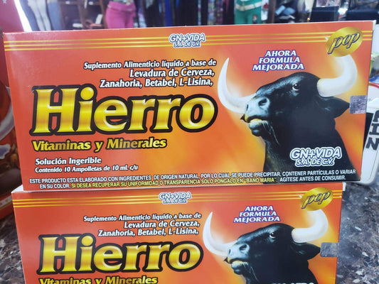Iron Vitamins & Minerals-Liquid Supplements - Hierro Vitaminas y Minerales (10)