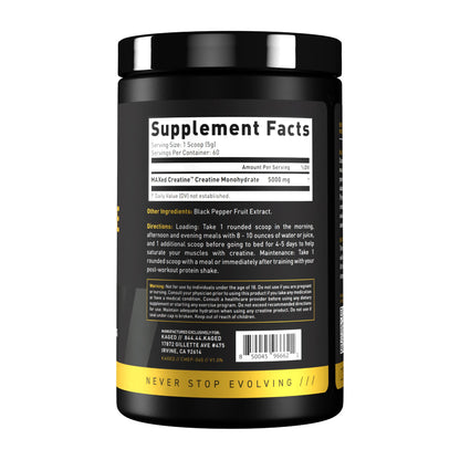 Kaged Creatine Monohydrate Elite - High Absorption Creatine with MAXCatalyst - Unflavored Powder - 60 Servings