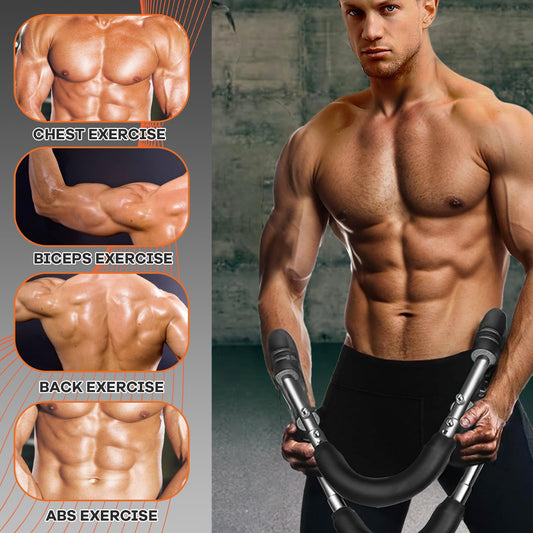 Twister Arm Trainer, 20-70 lb Adjustable Chest Workout Equipment, Forearm Strengthener, Power Twist Arm Trainer for Men, Arm Exercise Equipment, Portable Spring Resistance for Home Workout Equipment