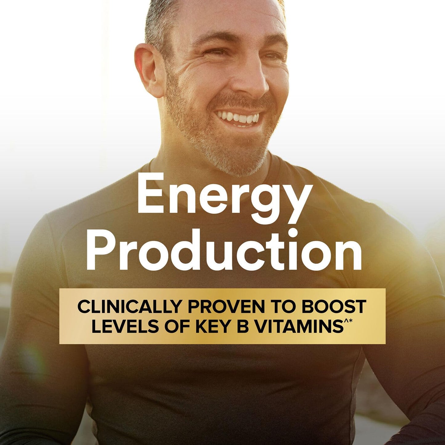 GNC Mega Men Energy & Metabolism Multivitamin Caplets, Clinically Proven To Feel Better, Calorie Burn, Focus, 100mg Caffeine, Thermogenic, Immune, B Vitamins, Timed Release, 180 Count, 90 Day Supply