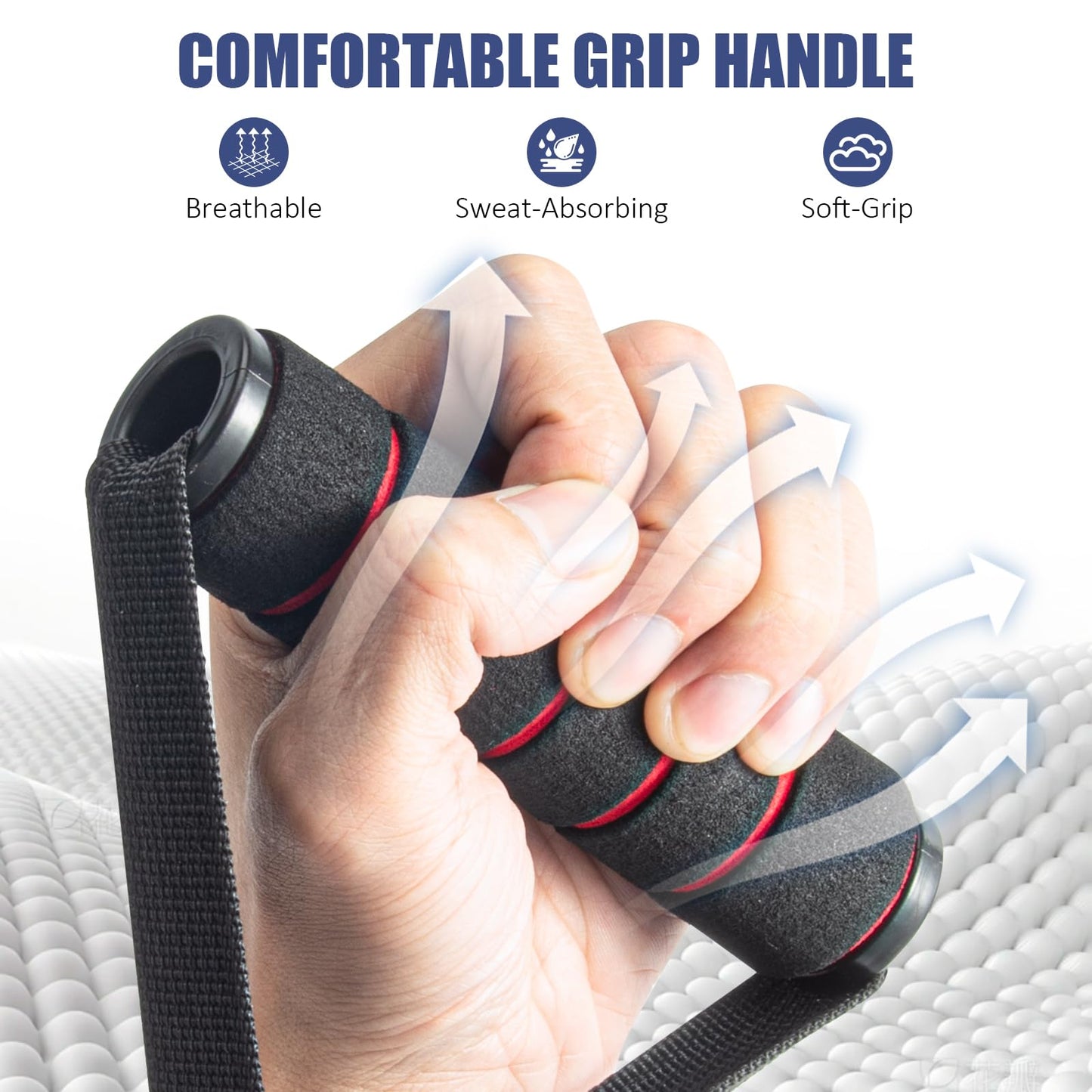 Citufuol 2 Pack Upgraded Exercise Handles, Gym Handle Equipment for Cable Machine Attachments, Strength Training Workout, Pilates, Home Gym, Resistance Bands, Heavy Duty Workout Accessories
