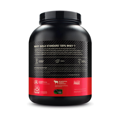 Optimum Nutrition Gold Standard Whey Vanilla Ice Cream - 5 lbs .