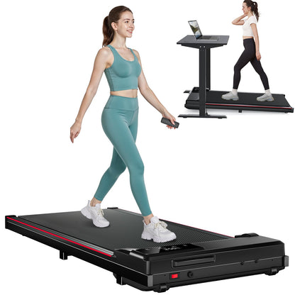 Incline Treadmill for Home, 300+ lb Capacity, Quiet Foldable Treadmills with Handle Bar, Compact Running Machine Walking Pad with APP