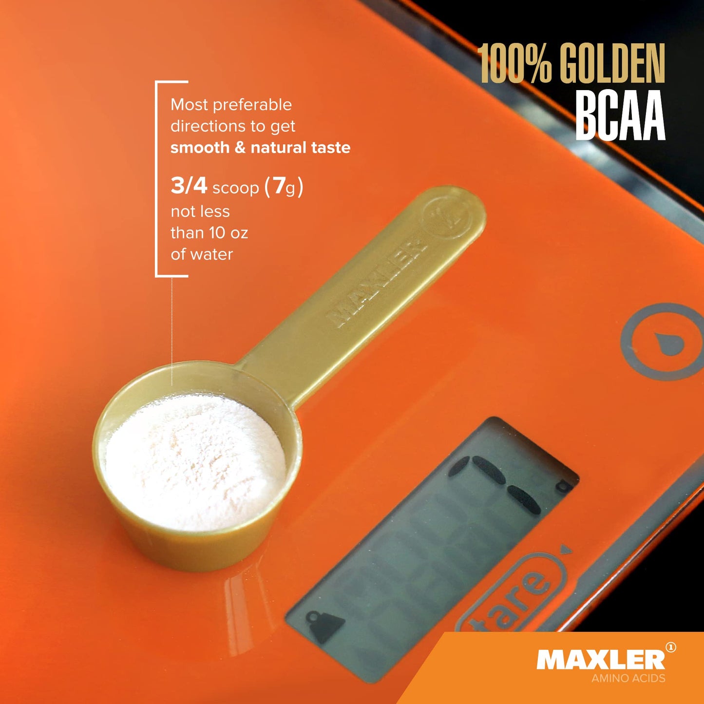 Maxler 100% Golden BCAA Powder - Intra & Post Workout Recovery Drink for Accelerated Muscle Recovery & Lean Muscle Growth - 6 g Vegan BCAAs Amino Acids - 60 Servings - Watermelon
