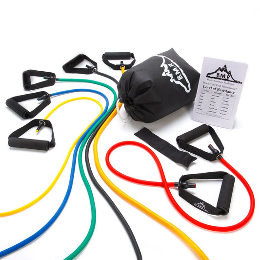 Black Mountain Products New Strong Man Set of 6 Resistance Bands