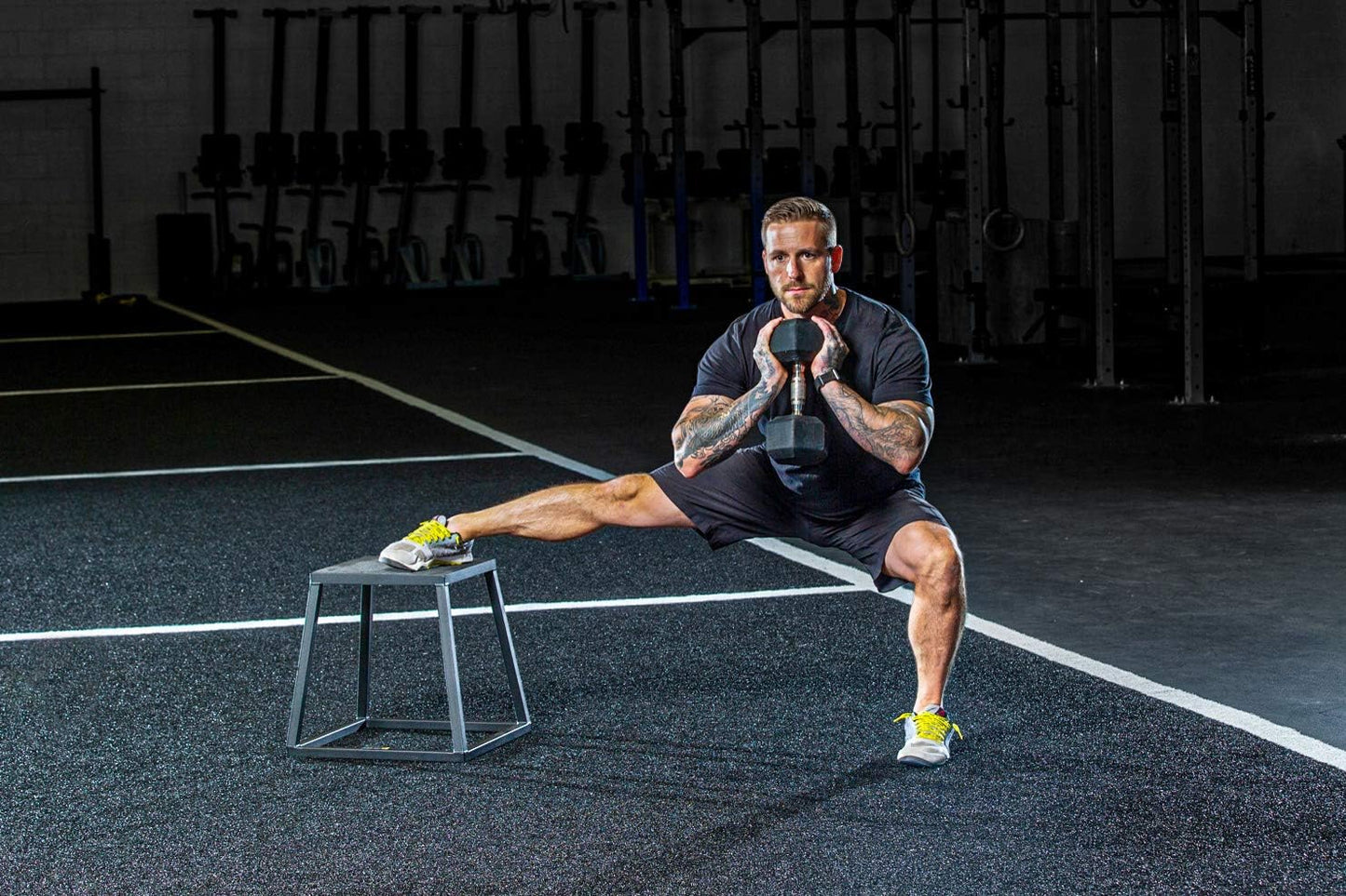 Rage Fitness 12 Inch Steel Plyo Box, black (CF-PB012/S)