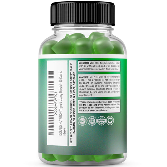 Keto ACV Gummies (90 Count) Advanced Weight Loss Formula and Thyroid Support (90 Count) Support Supplement with Ashwaganda, Iodine, Bladderwrack, Kelp, & Schisandra - Non-GMO, Vegan & USA Made