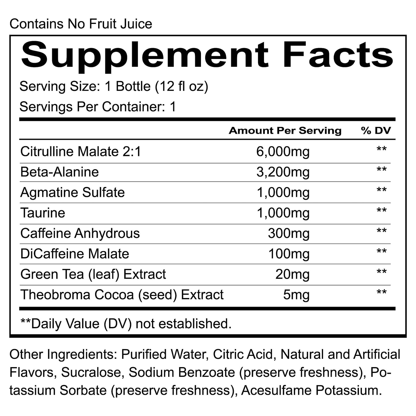 REDCON1 Total War Ready to Drink Preworkout, Vice City - 350mg of Fast Acting RTD Caffeine - Beta Alanine + Citrulline Malate for Increased Pump - Keto Friendly Workout Drink (12 Servings)
