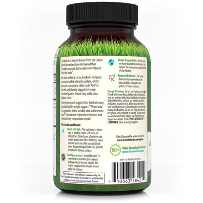 Irwin Naturals Forskolin Fat Loss Diet Supplement, 60 Count