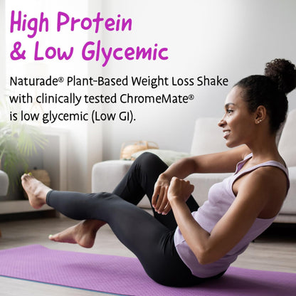 Naturade Weight Loss Shake Meal Replacement, 18 Servings - 25g Plant-Based Protein, CLA, Fiber & 18 Vitamins and Minerals Designed to Curb Cravings and Boost Daily Nutrition - Vanilla Creme