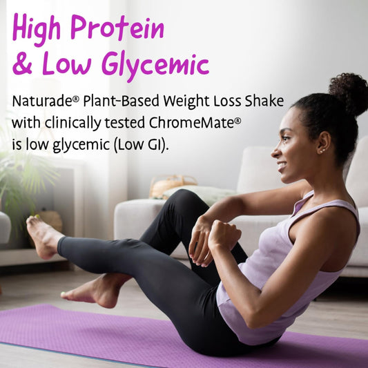 Naturade Weight Loss Shake Meal Replacement, 18 Servings - 25g Plant-Based Protein, CLA, Fiber & 18 Vitamins and Minerals Designed to Curb Cravings and Boost Daily Nutrition - Vanilla Creme