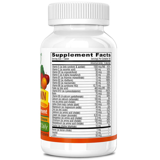 Deva Vegan Vitamins Daily Multivitamin & Mineral Supplement 90 tablets (Pack of 3)